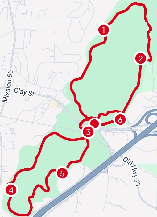 [Image: RTH 10K course map]